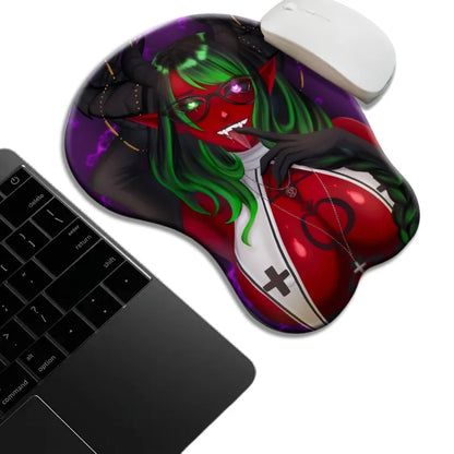 Red Succubus Boob Pad